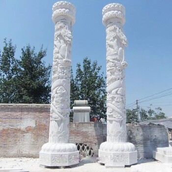 石雕文化柱石雕龙柱广场文化柱