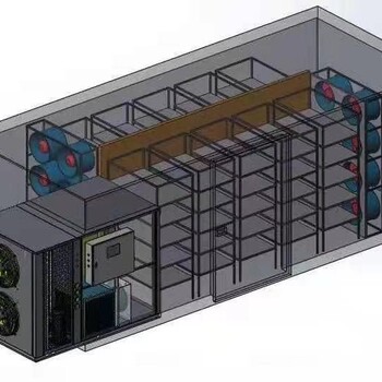 果蔬烘干机25p大功率烘干设备聚氨酯烤房整套机