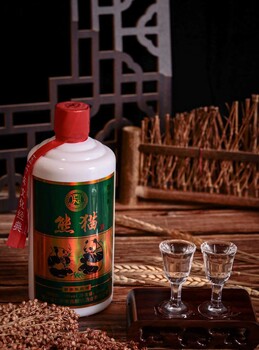 石家庄新乐制造商古酿坊熊猫酒质量放心可靠,禧黔匠熊猫酒