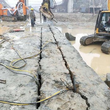 地基基坑公路边坡岩石破碎分裂机,岩石分裂机