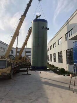 伊犁地埋式玻璃钢提升污水泵站厂家,玻璃钢污水泵站