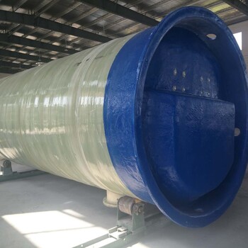 海南地埋式玻璃钢提升污水泵站厂家,一体化预制泵站