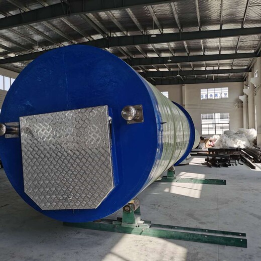 伊春地埋式玻璃钢提升污水泵站厂家,一体化污水提升泵站