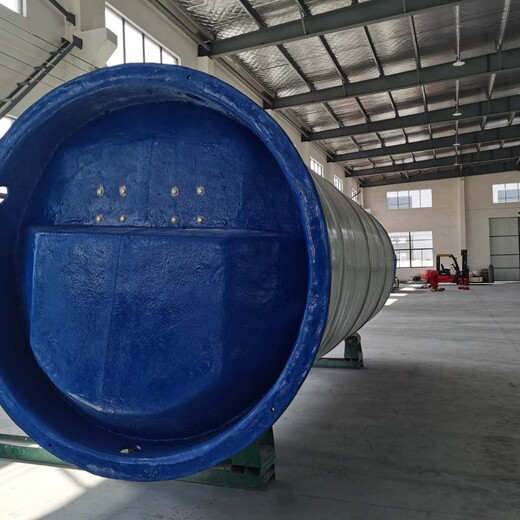 江北地埋式玻璃钢提升污水泵站厂家,一体化污水提升泵站