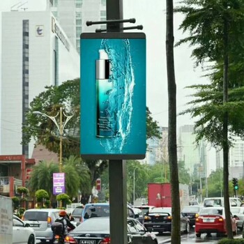 汉沽销售智慧城市LED灯杆屏批发代理,户外广告机