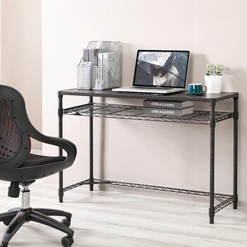 简易办公桌置物架家用书房办公桌收纳架自由延伸家用三层办公桌美之高