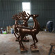 西藏锻铜雕塑图