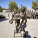 新疆运动雕塑定制,运动人物雕塑