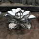 不锈钢花朵雕塑图