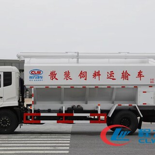 北京小型东风牌饲料车24方散装饲料车厂家图片2