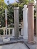 旭澤小區門柱子用什么石材,石材四方柱柱腳