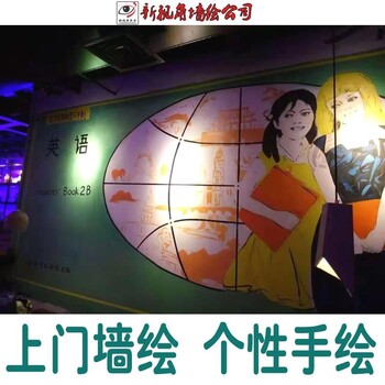 上海墙体彩绘上门江苏墙体彩绘供应商砖墙手绘画工细腻新视角