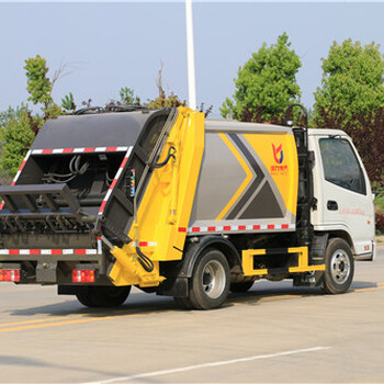 特凯马压缩垃圾车安全可靠,凯马4立方压缩垃圾车