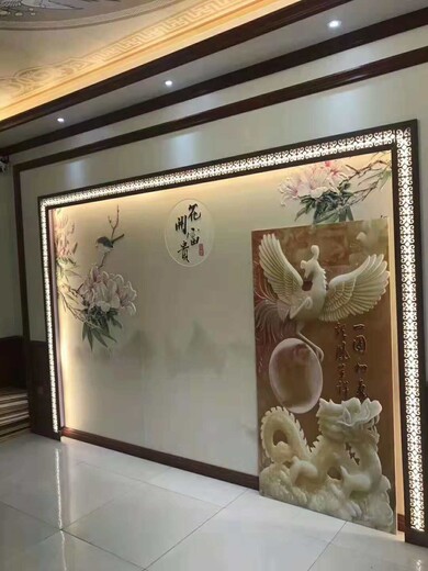 金华玄关3D/5D背景墙安装效果