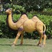 宏骏厂家骆驼雕塑贵港玻璃钢动物主题园雕塑