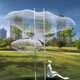 北京不锈钢云朵雕塑图