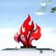 上海不锈钢火焰雕塑图