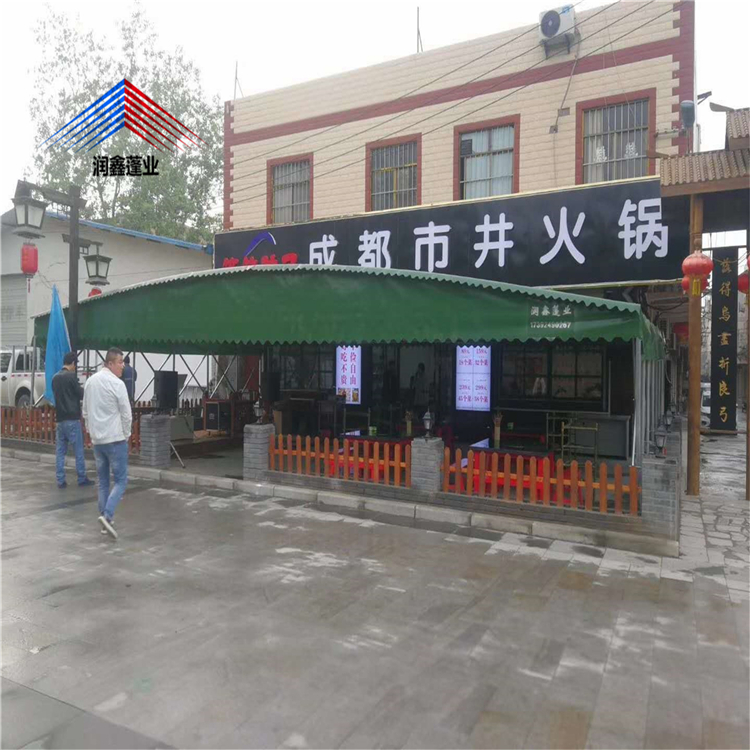 电动折叠厂房帐篷-仓库伸缩雨棚制作-仓库雨棚订做公司-雨棚设计合理