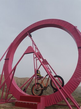 醴陵制造360度旋转自行车,网红旋转自行车