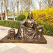 唐韻喝茶人物雕塑,上海茶文化雕塑施工廠家