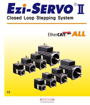 EtherCAT总线RJ45接口步进闭环一体机Ezi-SERVO2-EC-ALL-56M-A-R