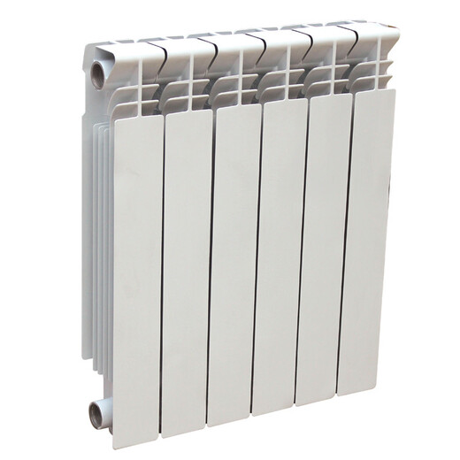 ur7006-600压铸铝双金属散热器参数,压铸铝双金属双水道散热器