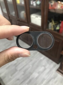健鴻蝕刻cnc加工臺階玻璃鏡片玻璃CNC可來樣cnc蝕刻加工定制