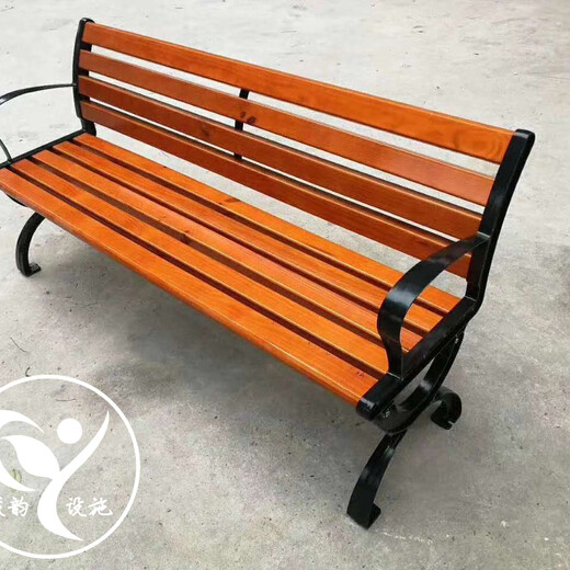 城韵实木公园座椅,新疆塑木公园椅厂家