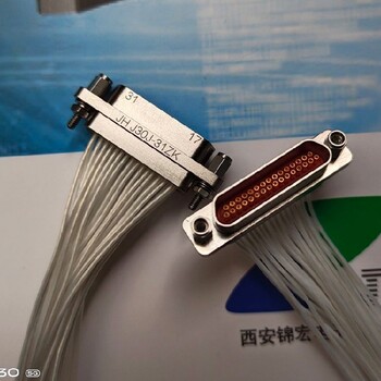 锦宏牌J30J连接器,安徽桐城销售J30J压接带电缆矩形连接器