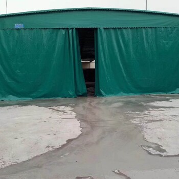 天津推拉仓库棚质量可靠,遮阳移动雨棚