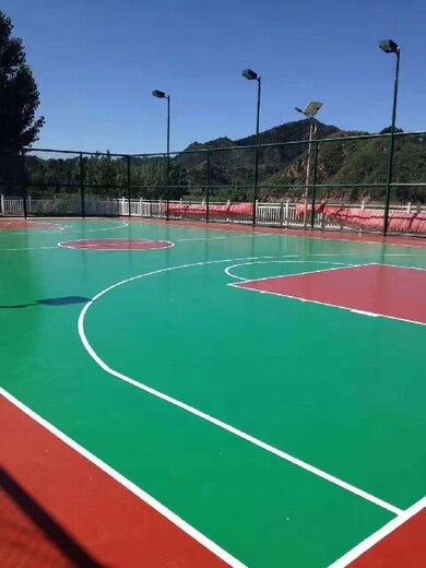 和田篮球场运动场地材料篮球场建设