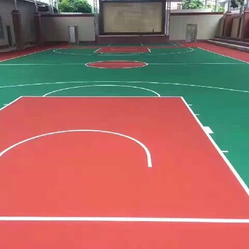 篮球场修补网球场翻新材料网球场施工厂家