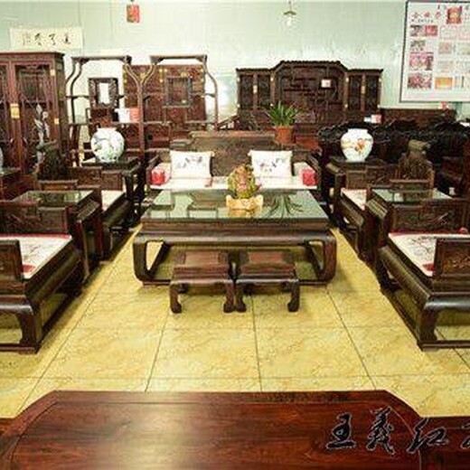 新中式红木家具王义家具红木沙发不上漆