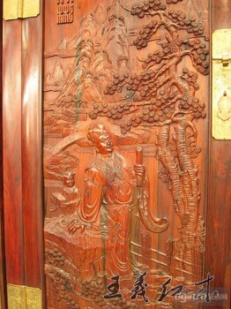 山东雕饰精细王义红木红木衣柜顶箱柜制作工序,大红酸枝衣柜