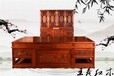 青岛明清家具红木衣柜顶箱柜雕工精湛,缅甸花梨衣柜