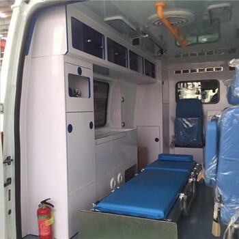 新疆兵团医院患者转院出院长途救护车出租,跨省救护车