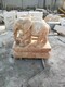 石雕象母子象图