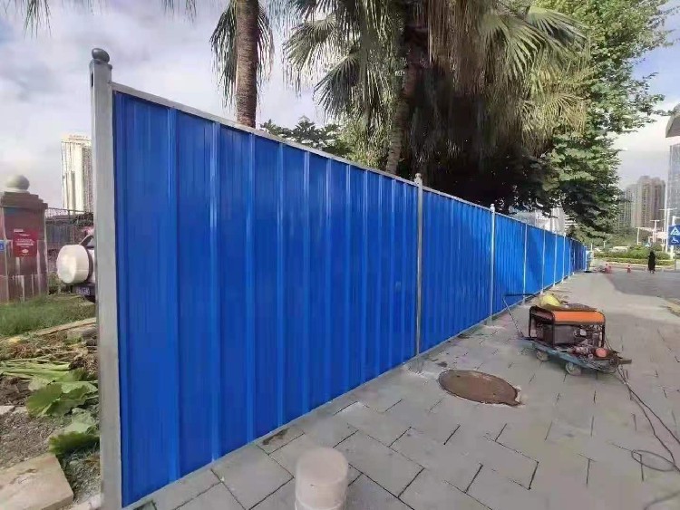 珠海金湾区钢板围墙出租快速安装,活动围挡出租