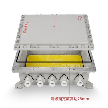 400模块接线防爆箱箱防爆空箱铸铝防爆配电箱300增安型,防爆箱空箱壳体