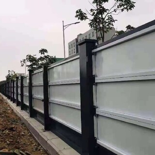 紫金县钢板围墙出租大量回收,活动围墙批发图片5
