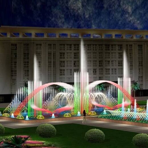 新疆广场音乐喷泉定做
