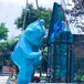 贵州不锈钢几何熊雕塑施工厂家,玻璃钢几何熊雕塑