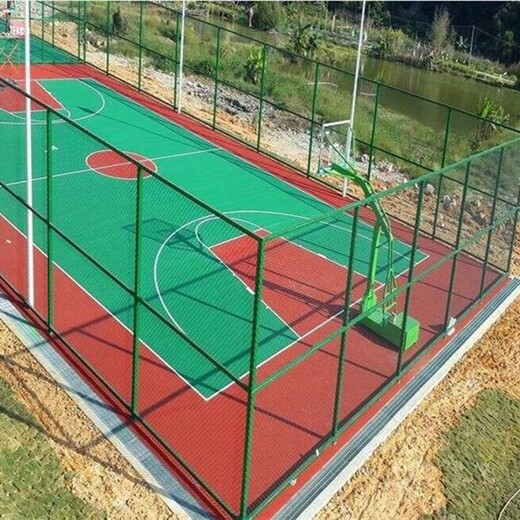 天津篮球场围网表面处理方式,体育场围网