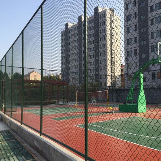 天津供应篮球场围网现货供应,墨绿色篮球场围网