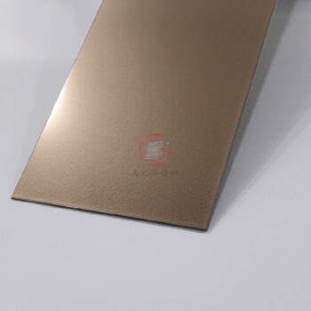 304打砂电镀古铜不锈钢板材价格喷砂古铜哑光不锈钢板价格