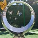 全新大型不銹鋼雕塑定制鏤空發光月亮鏡面圓環圖片圖