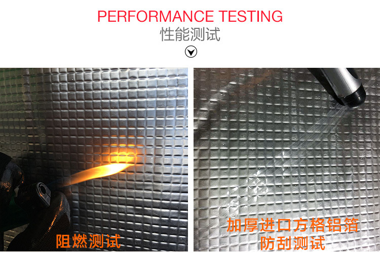 隔熱保溫板樓頂隔熱耐高溫管道保溫材料   自粘防火橡塑海綿板示例圖16