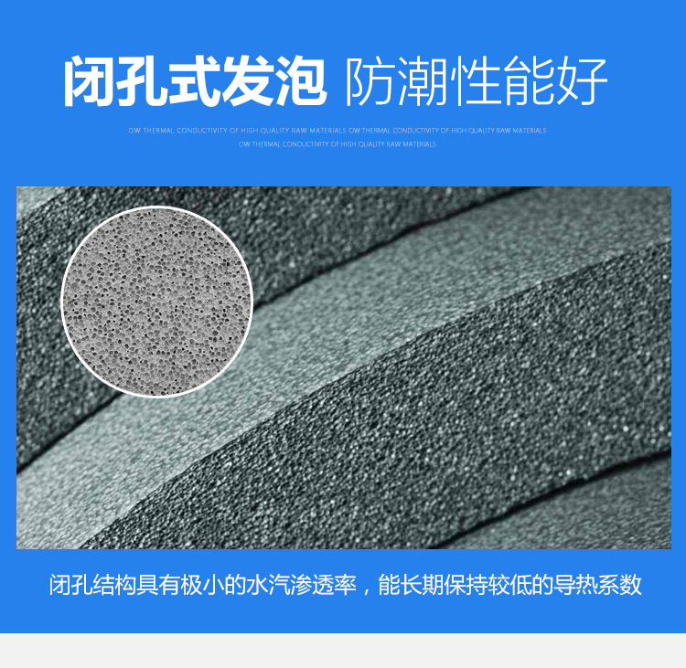 厂家批发空调橡塑板b级管道保温阻燃橡塑板铝箔贴面橡塑板示例图5