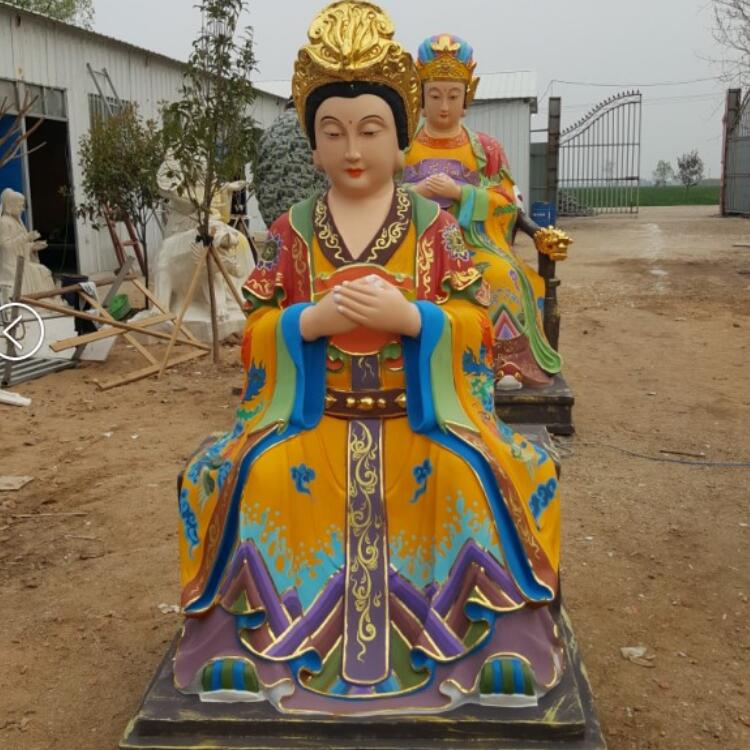 湄洲妈祖描金天上圣母天后娘娘海神妈祖木雕神像佛像海上女神摆件