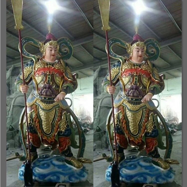 1.8米赤城王神像树脂灌口神显圣真君杨戬神像厂家